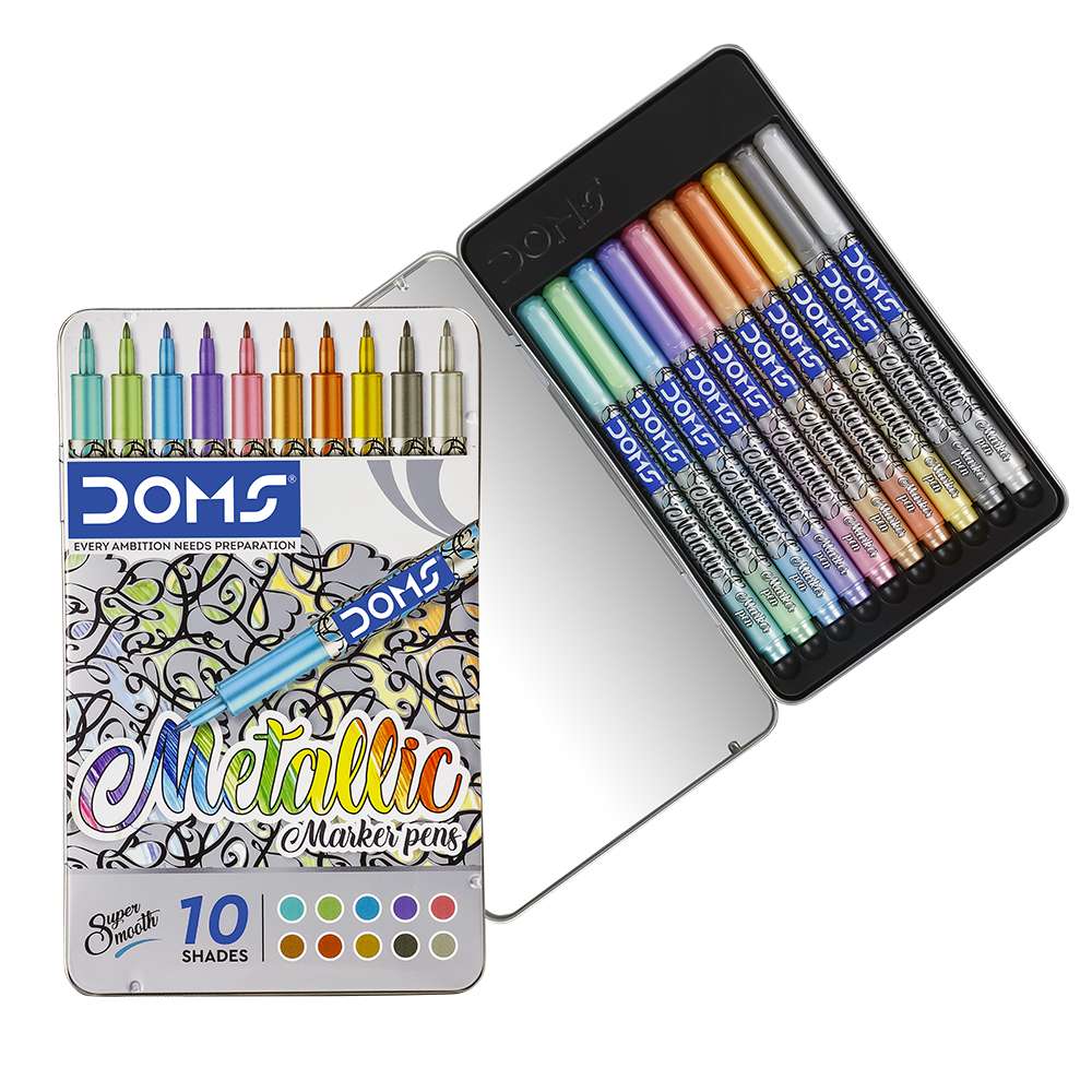 Doms Metallic Marker Pens