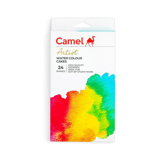 Camel Artist Water Colour Cakes 24 Shades
