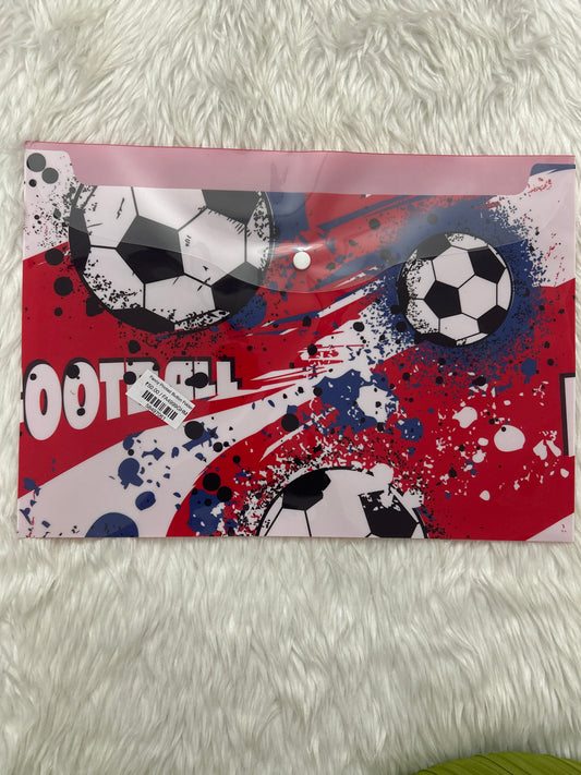 Fancy Printed Button Folder