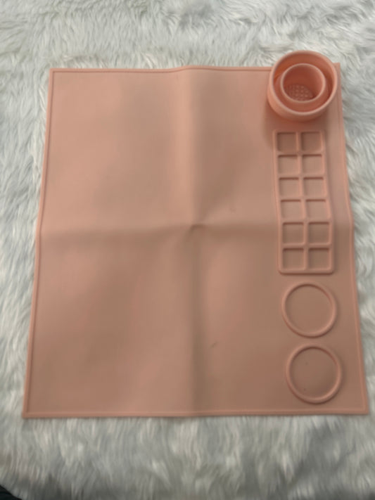 Silicon Painting Mat with Cup