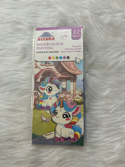 Watercolour Painting Book Set