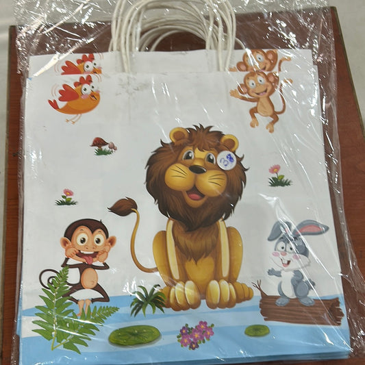 Animal Print Paper Bag