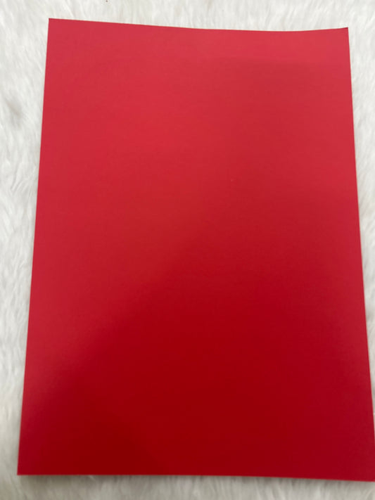 Cardstock Paper A3 Red