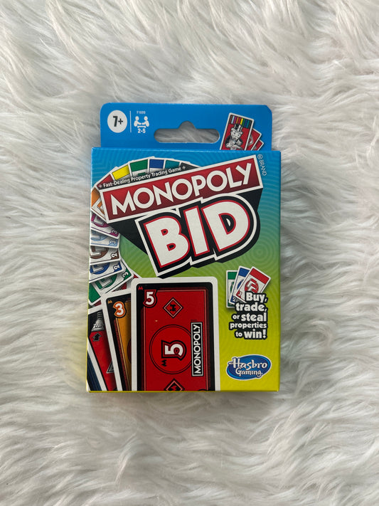 Hasbro Monopoly Bid 7+