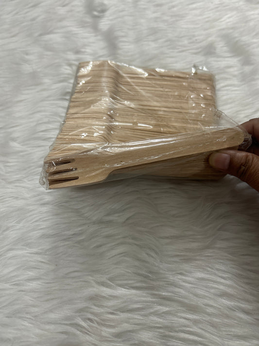 Cornstarch Bio Fork Disposable