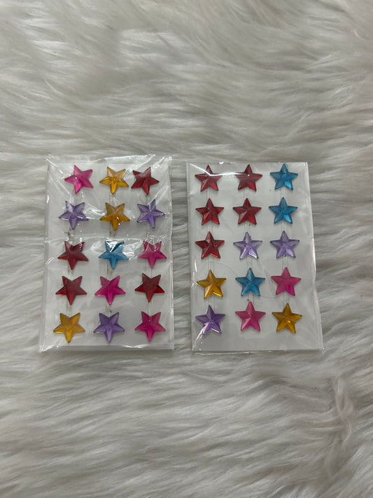 Self Adhesive Stars- Multicolour
