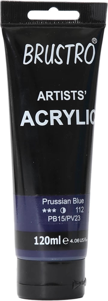 Brustro Artists Acrylic Tube Prussian Blue 120ml