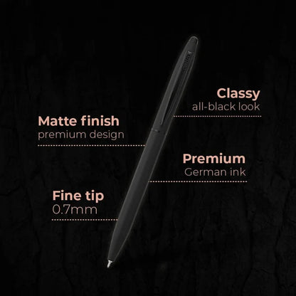 Cello Signature Carbon Slim Ball Pen Blue 0.7mm