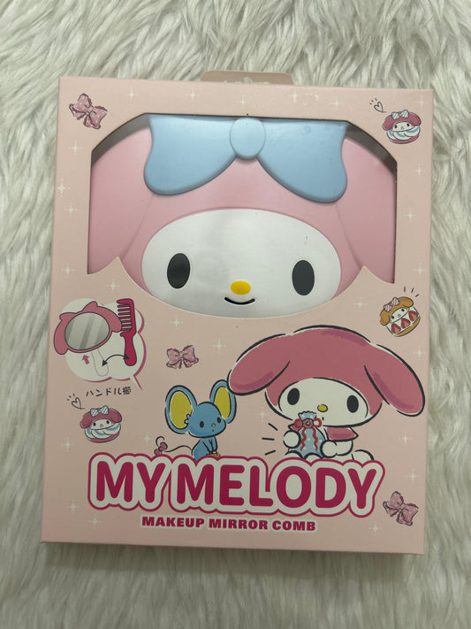 MY Melody Makeup Mirror Comb