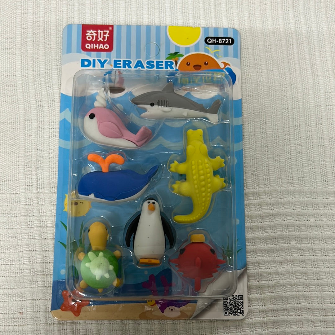 Fancy Eraser- Ocean Theme- QH8721