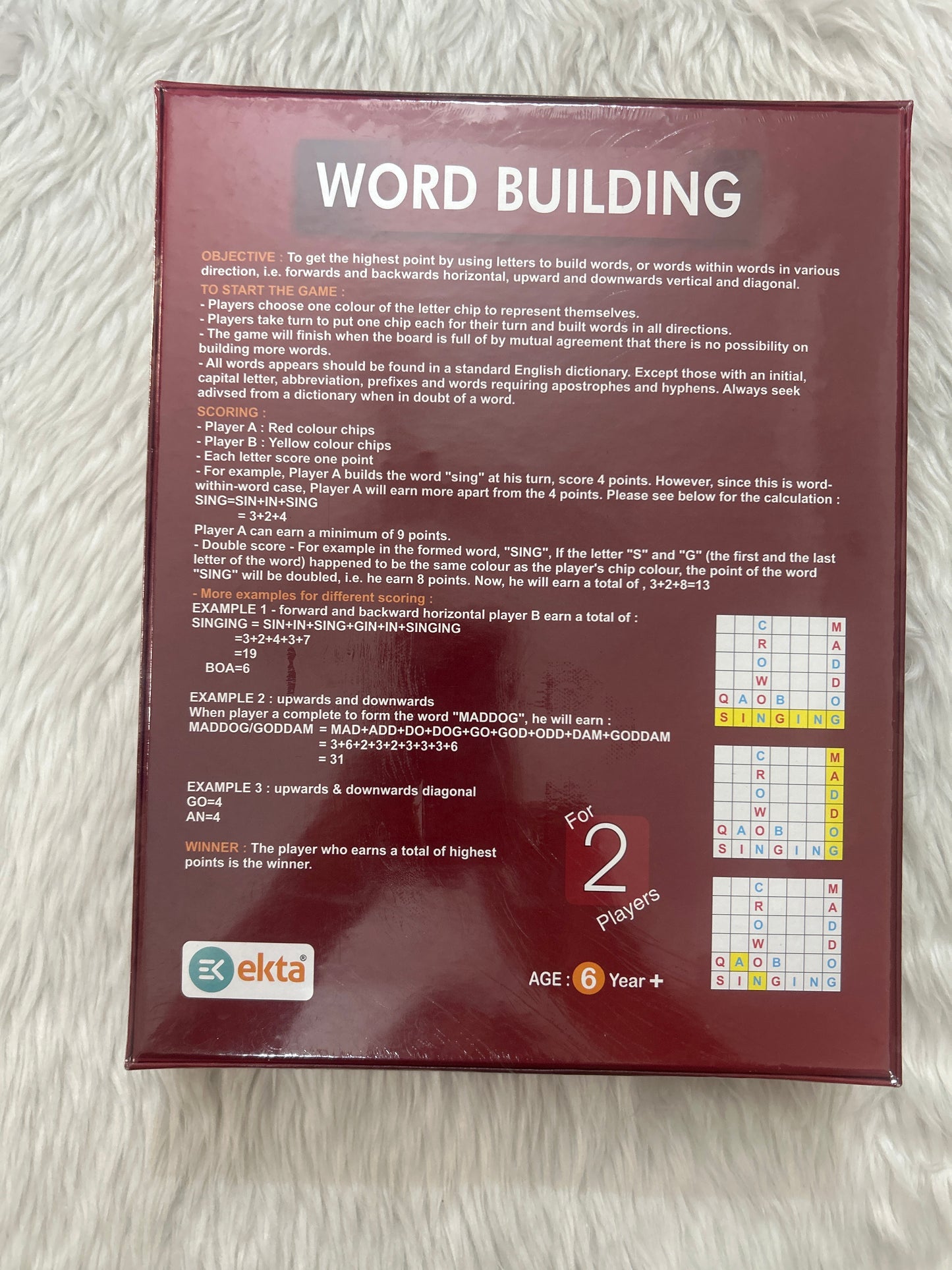 Ekta Word Building Game (6+)