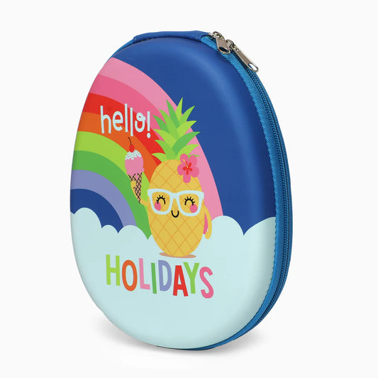 Pencil Pouch Hello Holidays Oval Shape