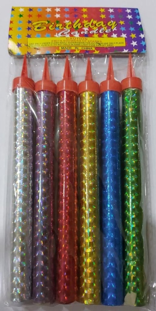15 cm Sparkle Candle by Gifthubmart
