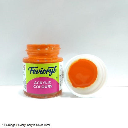 Fevicryl Acrylic Colours 15 ml (Orange 17)