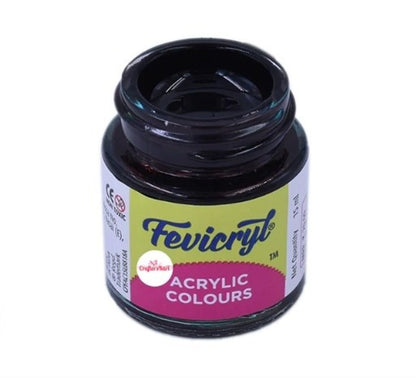 Fevicryl Acrylic Colours 15ml (Black 02)