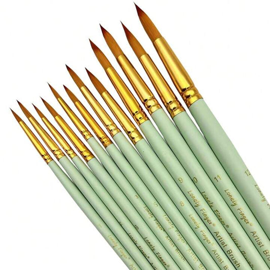 Assorted Brush Set of 10 - Pastel