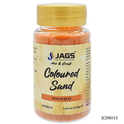 Jags Coloured Sand 160Gms Mango No JCSMO15