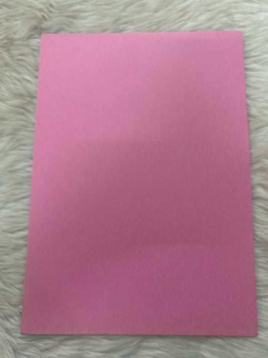 A4 Card Stock Paper- Pink