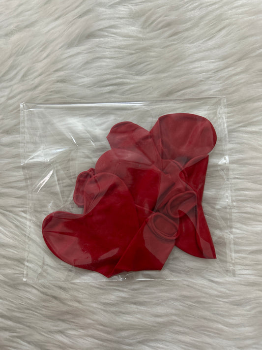 Red Heart Balloons (Pack of 5)