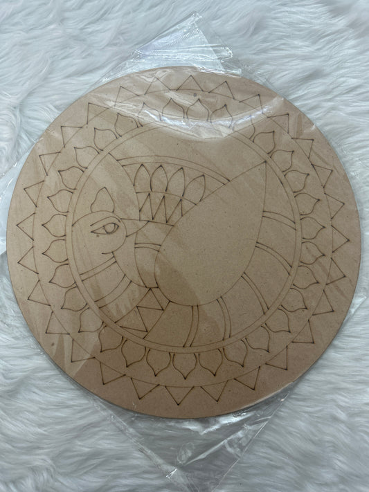 MDF Mandala Circle 10x10