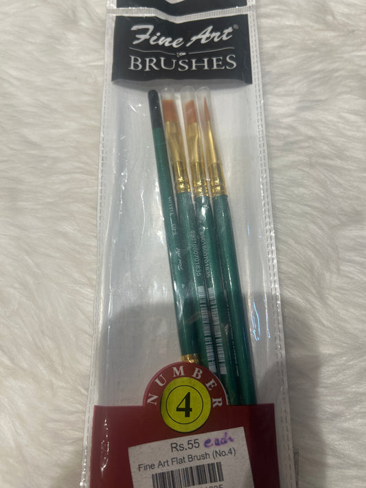Fine Art Flat Brush (No.4)