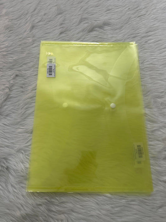 Button Folders Transparent Yellow