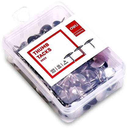 Deli Thumb Tacks (Push Pin) W0022- 10mm