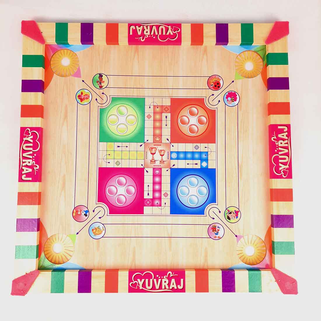 Big Carrom + 4 in 1 Board Game