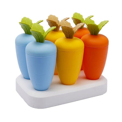 Ice Candy Popsicle Mould Flower Carrot