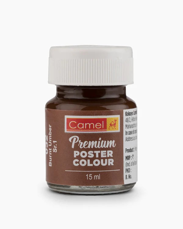 Camel Premium Poster Colours 15 ml- Umber 032