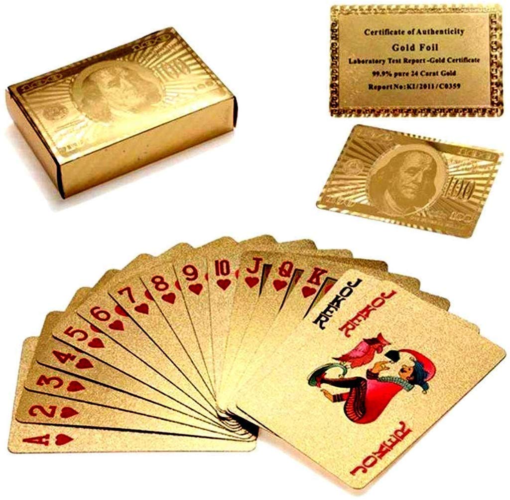 Gold Plated Playing Cards