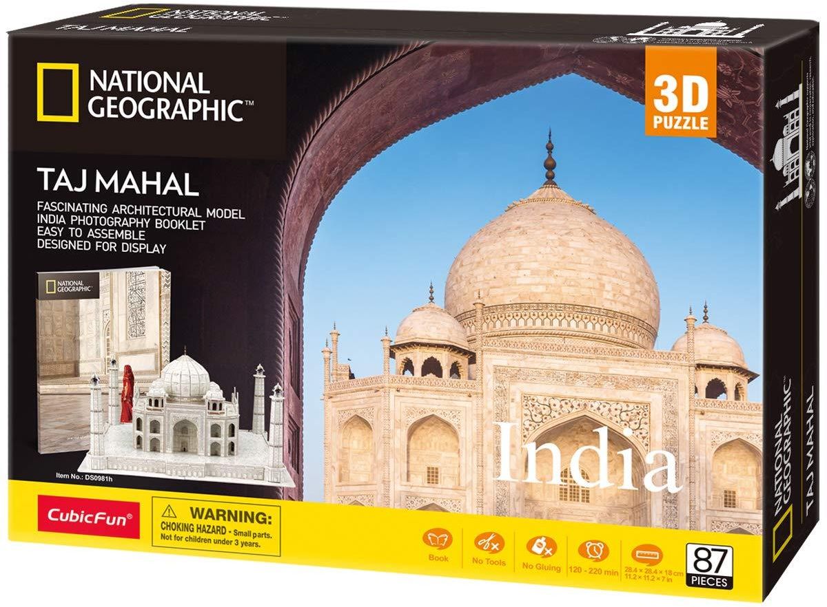 Frank National Geographic Taj Mahal 3D Puzzle