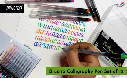 Brustro Calligraphy Pen (Set of 12)