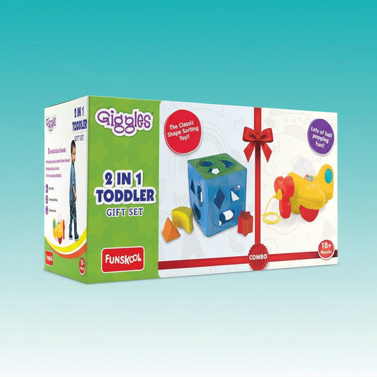 2 in 1 Toddler Gift Set Funskool Giggles by Gifthubmart
