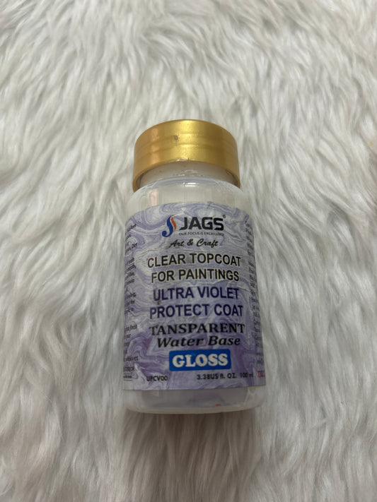 Clear Topcoat For Painting Gloss 100ML UPCV00