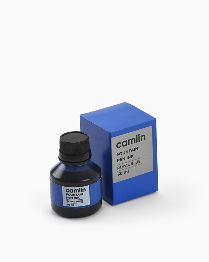 Camlin Fountain Pen Ink- Blue 60ml