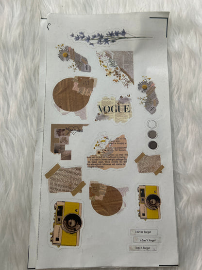 Paper Cutout Stickers