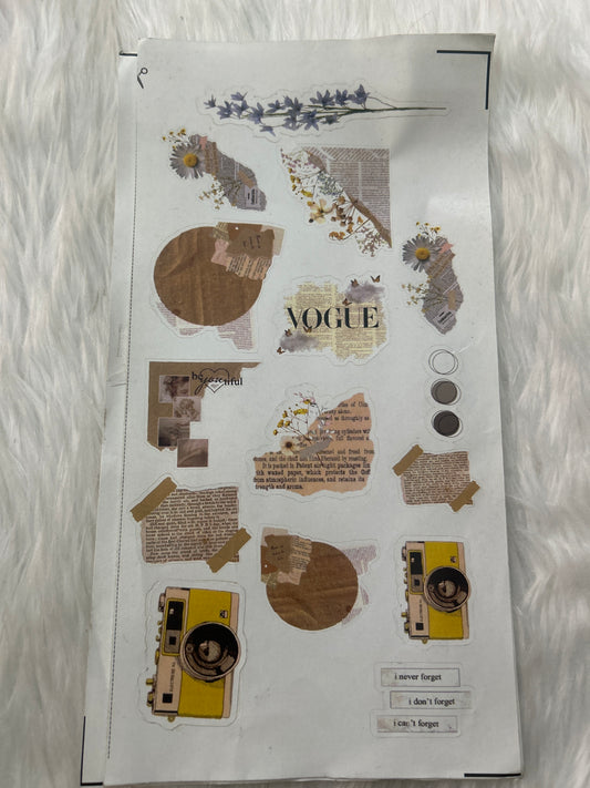 Paper Cutout Stickers