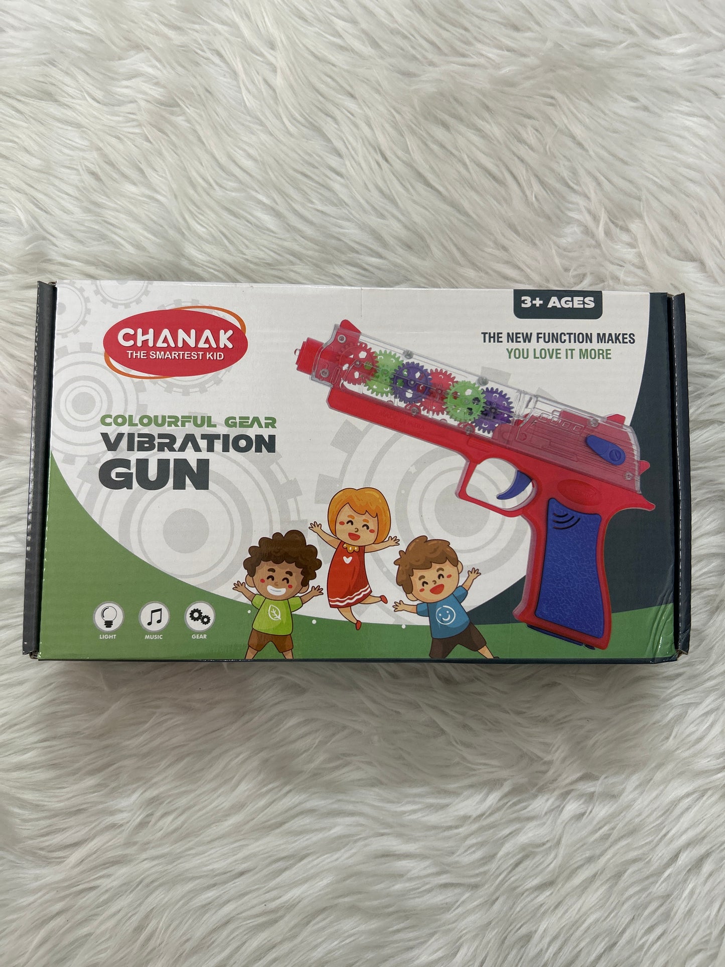 Chanak Colourful Gear Vibration Gun 3+