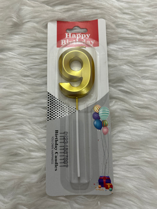 Golden Candle Number 9