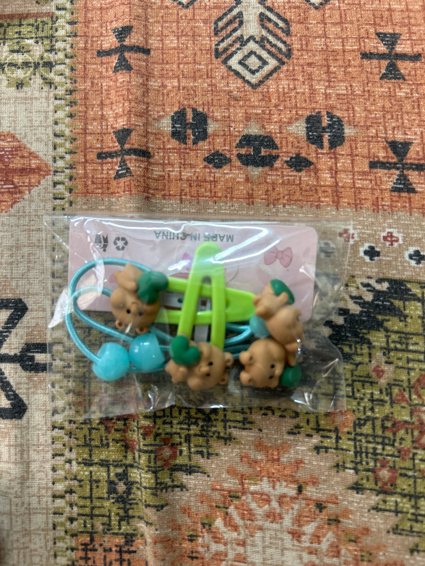 Fancy Rubber Band & Tic Tac Clip Set (2+2)