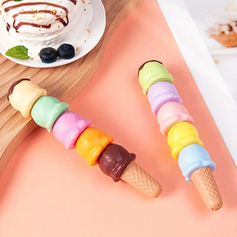 Ice Cream Cone Shape Highlighter Pack of 5