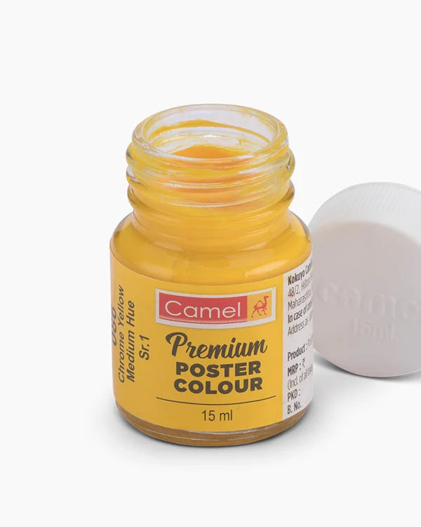 Camel Premium Poster Colours 15 ml- Yellow 086