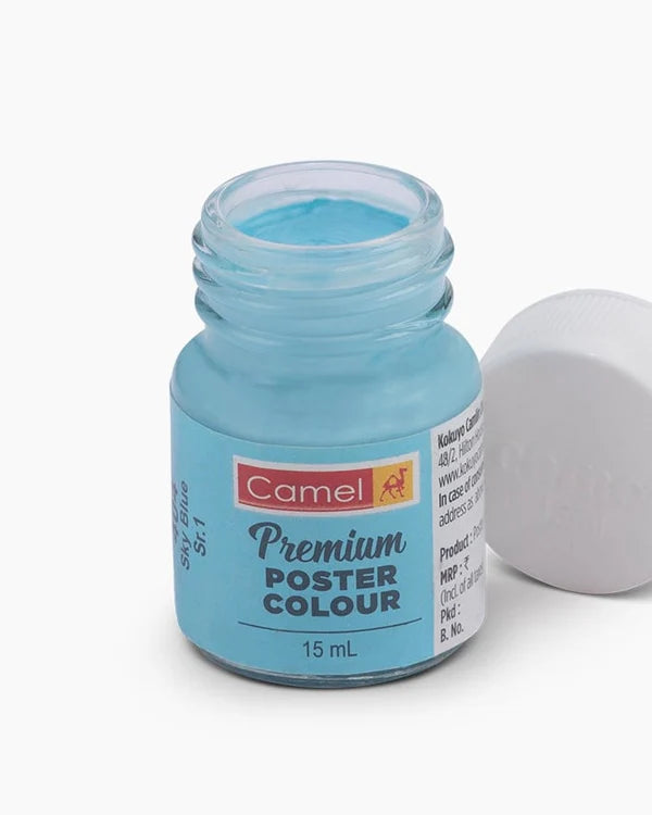 Camel Premium Poster Colours 15 ml- Sky Blue 404