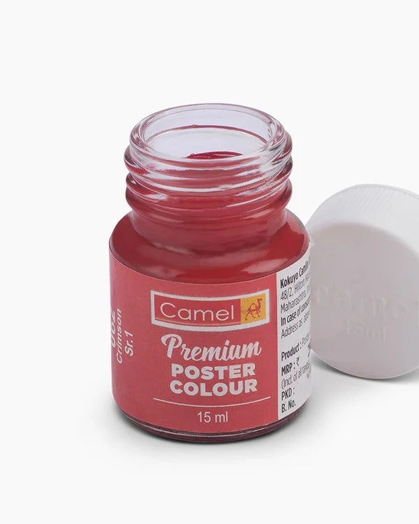 Camel Premium Poster Colours 15 ml- Crimson 062