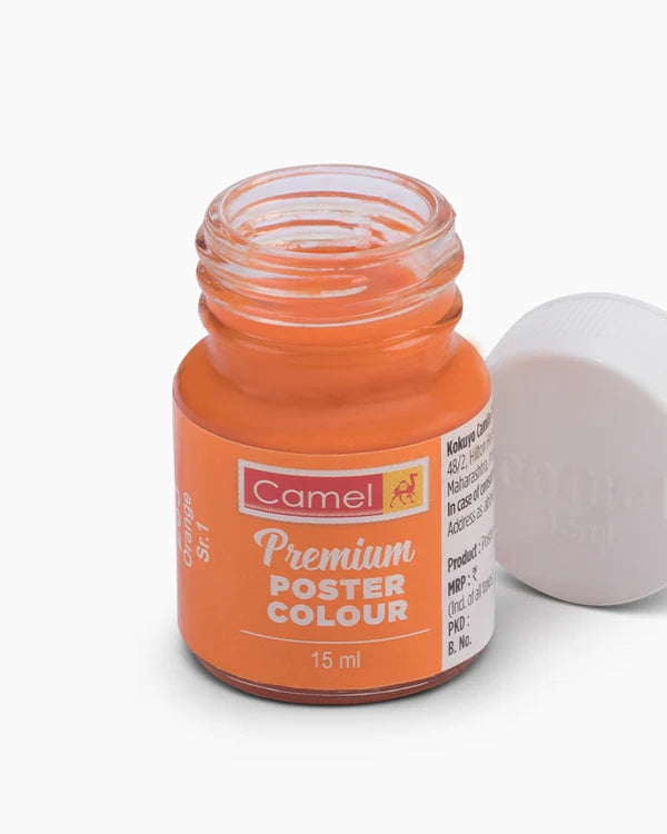 Camel Premium Poster Colours 15 ml- Orange 283