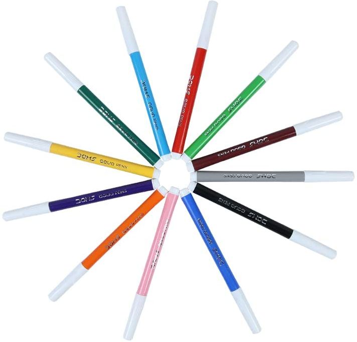 DOMS Aqua Water Colour Pens 12 Shades