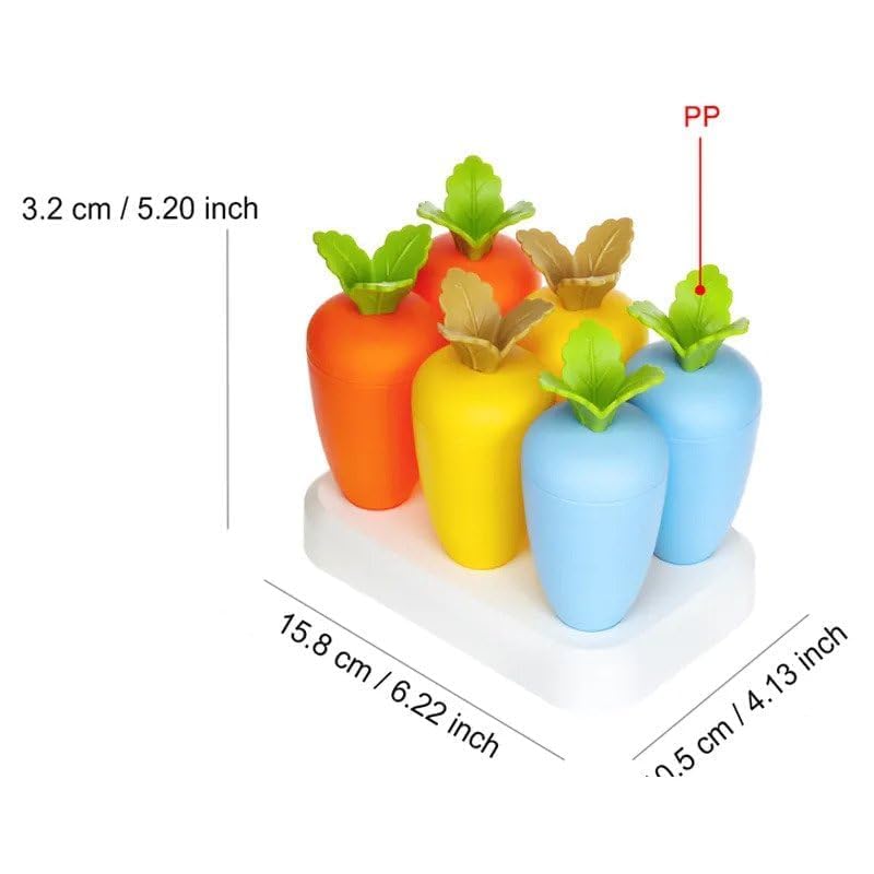 Ice Candy Popsicle Mould Flower Carrot