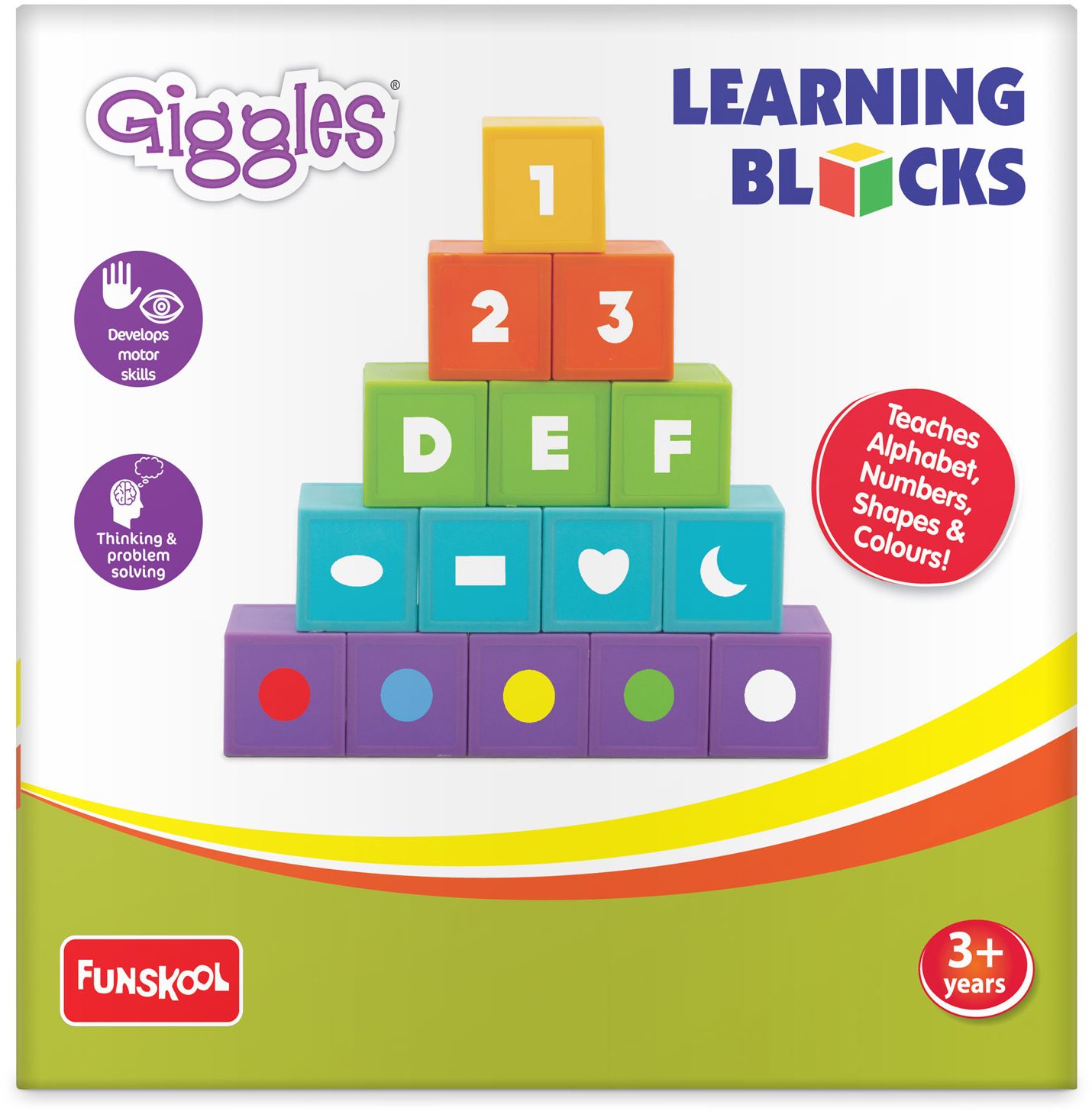 Funskool Giggles Learning Blocks 3+