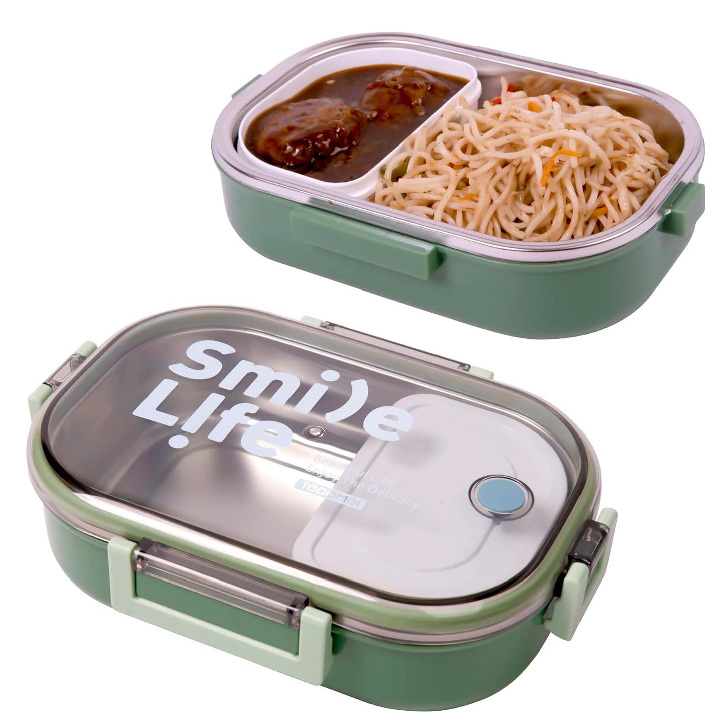 Stainless Steel Rectangle Single Layer Leakproof Lunch Box